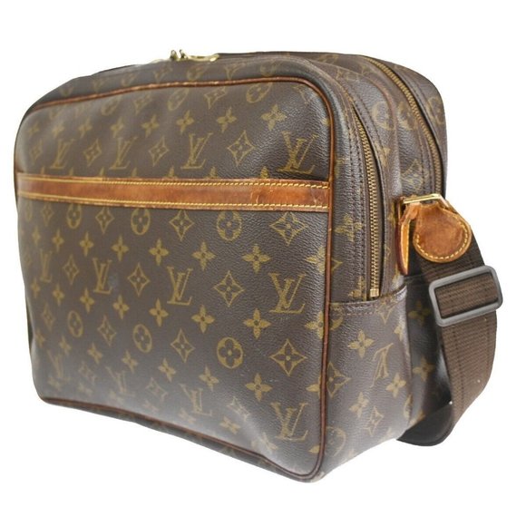 Authentic LOUIS VUITTON Reporter GM Crossbody Shoulder Bag Monogram Leather - Picture 5 of 16